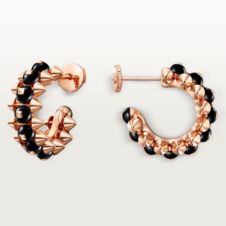 [Amore Jewelry]CLASH 7.9MM AGATE CHALCEDONY EARRINGS