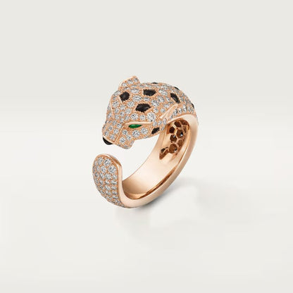 [Amore Jewelry]PANTHERE SPOTTED FULL DIAMOND MEDIUM RING