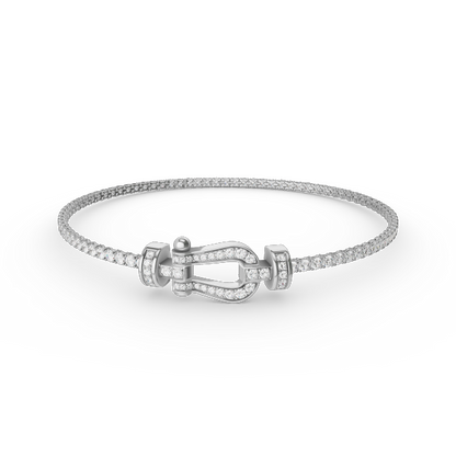 [Amore Jewelry]FORCE  HORSESHOE  DIAMOND TENNIS BRACELET