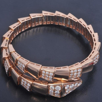 [Amore Jewelry]SERPENTI BRACELET PINK GOLD DIAMOND