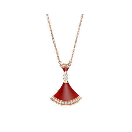 [Amore Jewelry]DREAM NECKLACE CARNELIAN DIAMOND