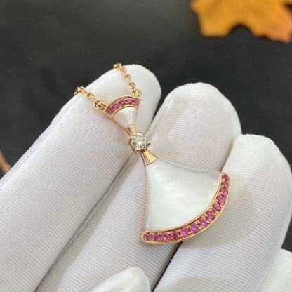 [Amore Jewelry]DREAM NECKLACE MOP PINK DIAMOND