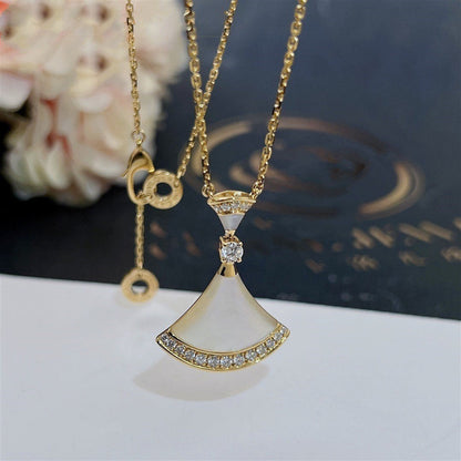 [Amore Jewelry]DREAM NECKLACE MOP GOLD DIAMOND