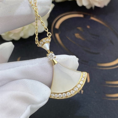 [Amore Jewelry]DREAM NECKLACE MOP GOLD DIAMOND