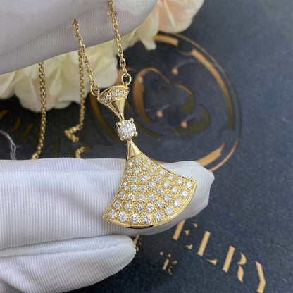 [Amore Jewelry]DREAM NECKLACE GOLD FULL DIAMOND