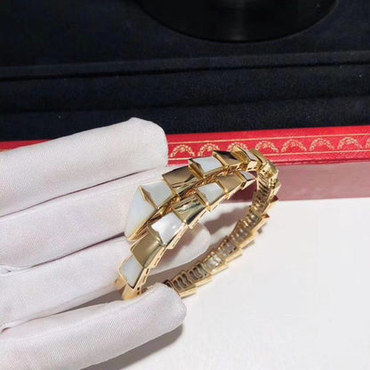 [Amore Jewelry]SERPENTI BRACELET MOP GOLD