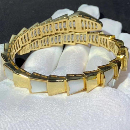 [Amore Jewelry]SERPENTI BRACELET MOP GOLD