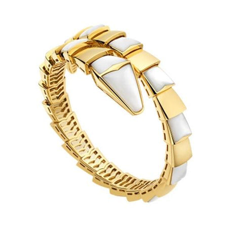 [Amore Jewelry]SERPENTI BRACELET MOP GOLD