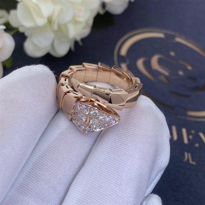 [Amore Jewelry]SERPENTI RING PINK GOLD DIAMOND