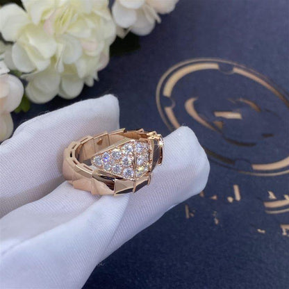 [Amore Jewelry]SERPENTI RING PINK GOLD DIAMOND