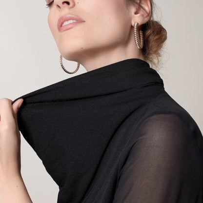 [Amore Jewelry]CLASH HOOP LARGE EARRINGS