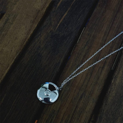 [Amore Jewelry]AMULETTE SILVER FULL DIAMOND NECKLACE