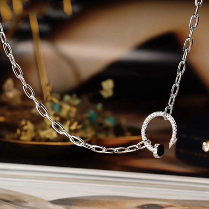 [Amore Jewelry]JUSTE NECKLACE FULL DIAMONDS