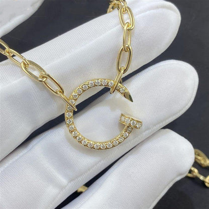 [Amore Jewelry]JUSTE NECKLACE FULL DIAMONDS