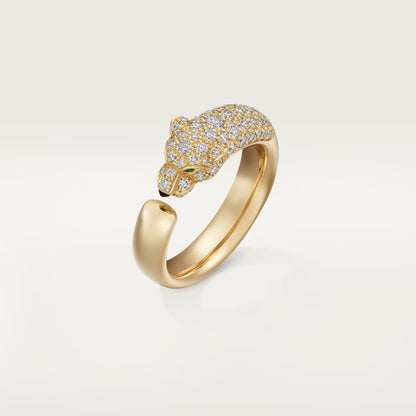 [Amore Jewelry]PANTHERE HALF DIAMOND SMALL RING
