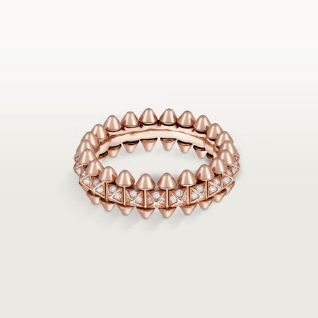 [Amore Jewelry]CLASH 6.4MM SMALL FULL DIAMOND RING