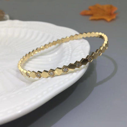 [Amore Jewelry]BEE LOVE GOLD DIAMOND BRACELET