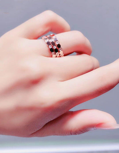 [Amore Jewelry]BEE LOVE RING PINK GOLD DIAMOND