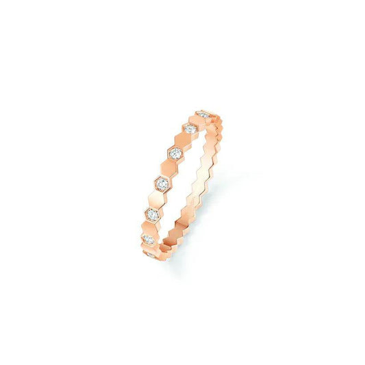 [Amore Jewelry]BEE LOVE RING PINK GOLD DIAMOND