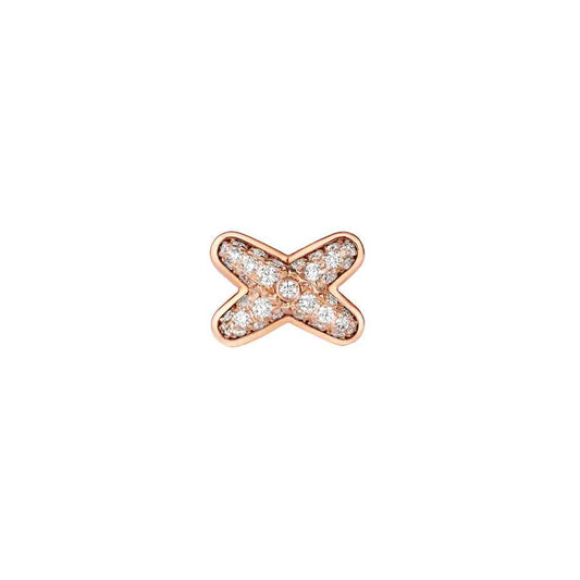 [Amore Jewelry]JEUX DE PINK GOLD DIAMOND EARRINGS