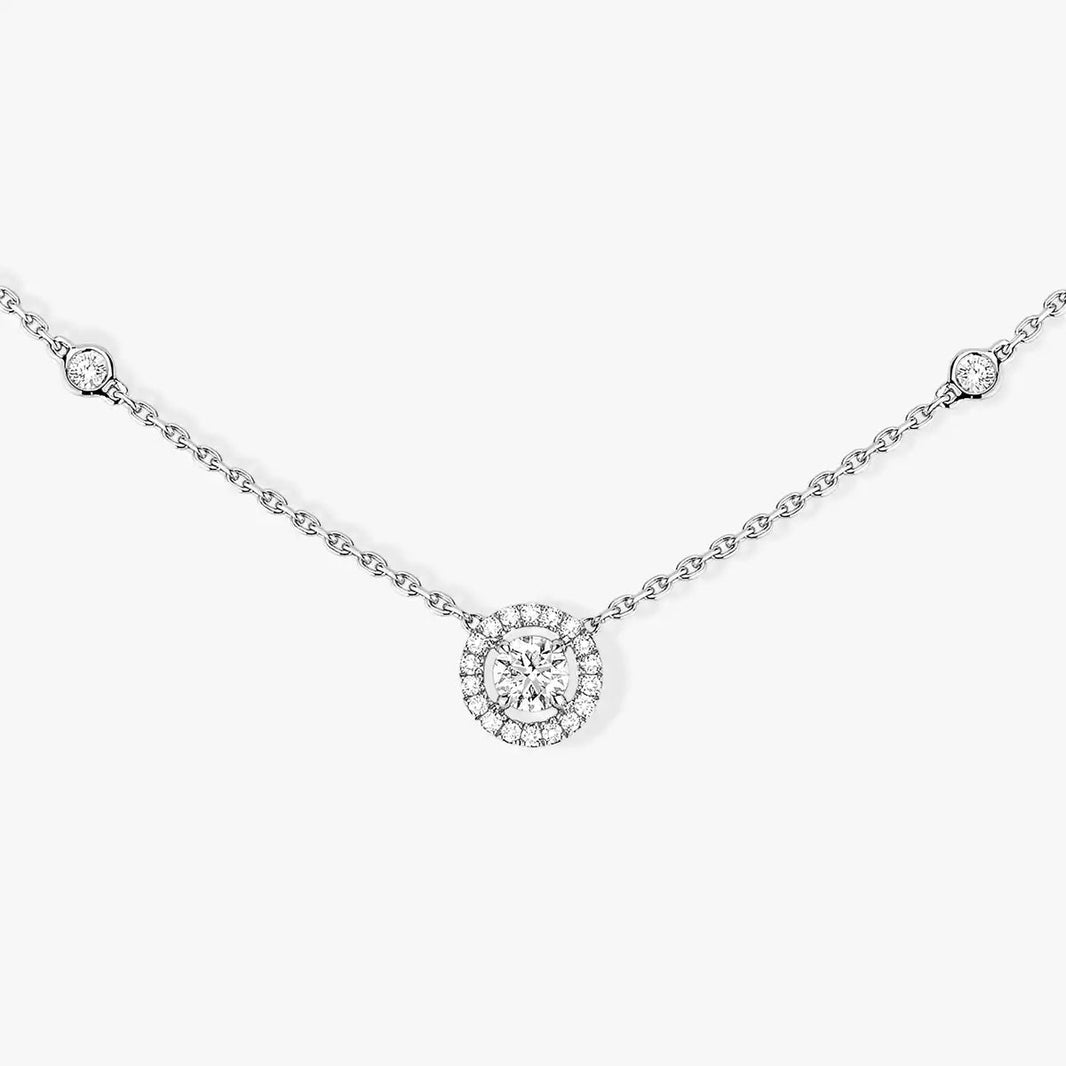 [Amore Jewelry]Diamond Necklace 0,20ct Brilliant Shape Joy