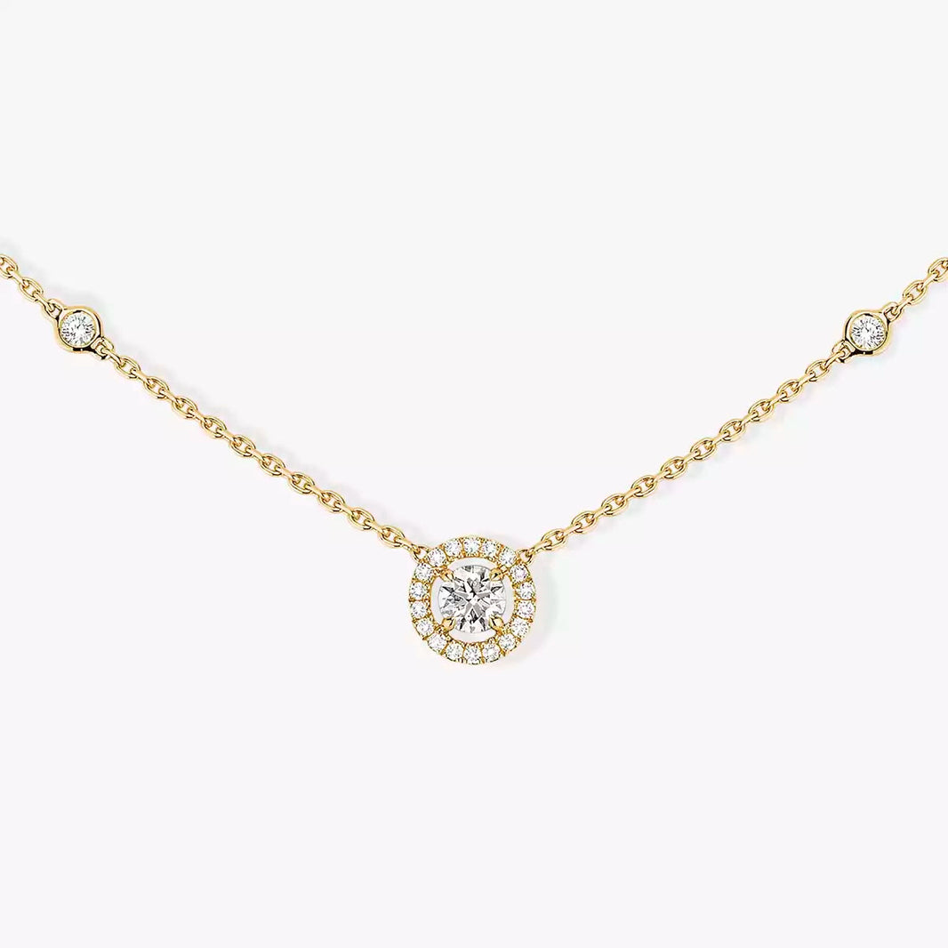 [Amore Jewelry]Diamond Necklace 0,20ct Brilliant Shape Joy