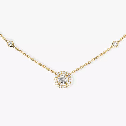 [Amore Jewelry]Diamond Necklace 0,20ct Brilliant Shape Joy