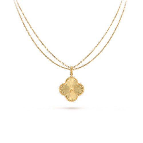 [Amore Jewelry]CLOVER 25MM PEDANT NECKLACE GOLD