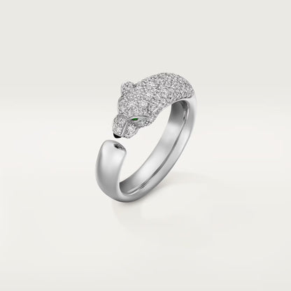 [Amore Jewelry]PANTHERE HALF DIAMOND SMALL RING