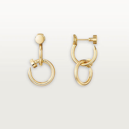 [Amore Jewelry]JUSTE NO DIAMOND DOUBLE EARRINGS