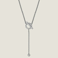 [Amore Jewelry]FINESSE SILVER DIAMOND NECKLACE