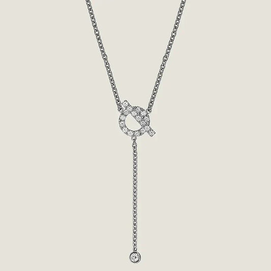 [Amore Jewelry]FINESSE SILVER DIAMOND NECKLACE