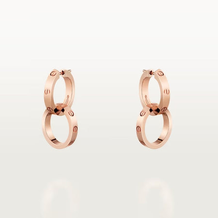 [Amore Jewelry]LOVE 3.3MM DANGLE EARRINGS