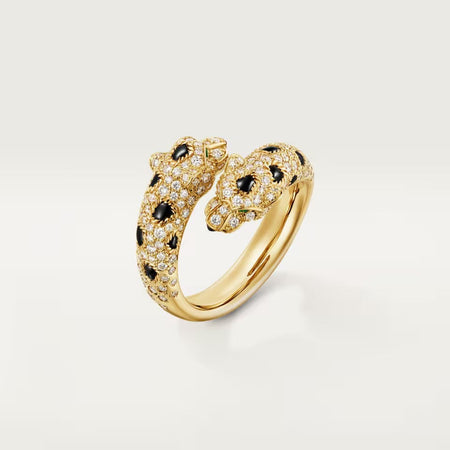 [Amore Jewelry]PANTHERE DOUBLE HEADED FULL DIAMOND  RING