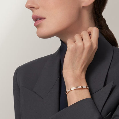 [Amore Jewelry]LOVE BRACELET 4.8MM DIAMOND-PAVED
