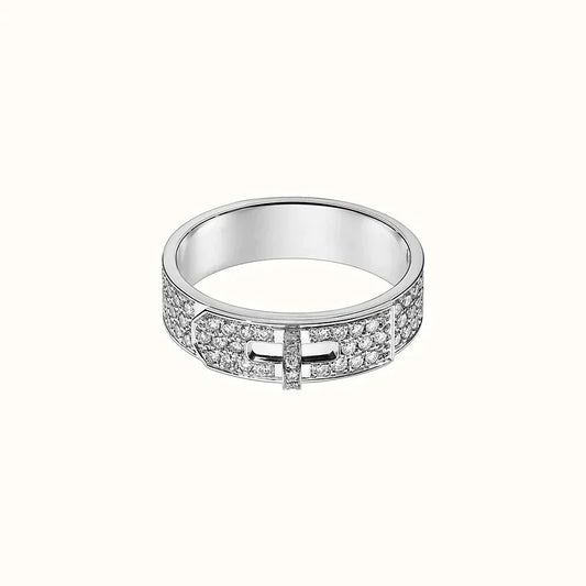 [Amore Jewelry]KELLY SILVER DIAMOND RING