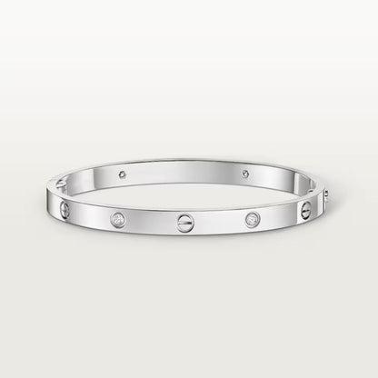 [Amore Jewelry]LOVE BRACELET 4.8MM 4 DIAMONDS