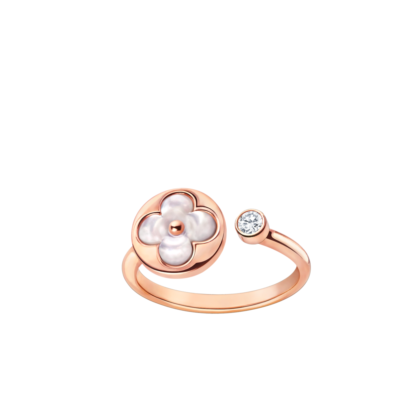 [Amore Jewelry]SUN 1 DIAMOND PINK MOP RING