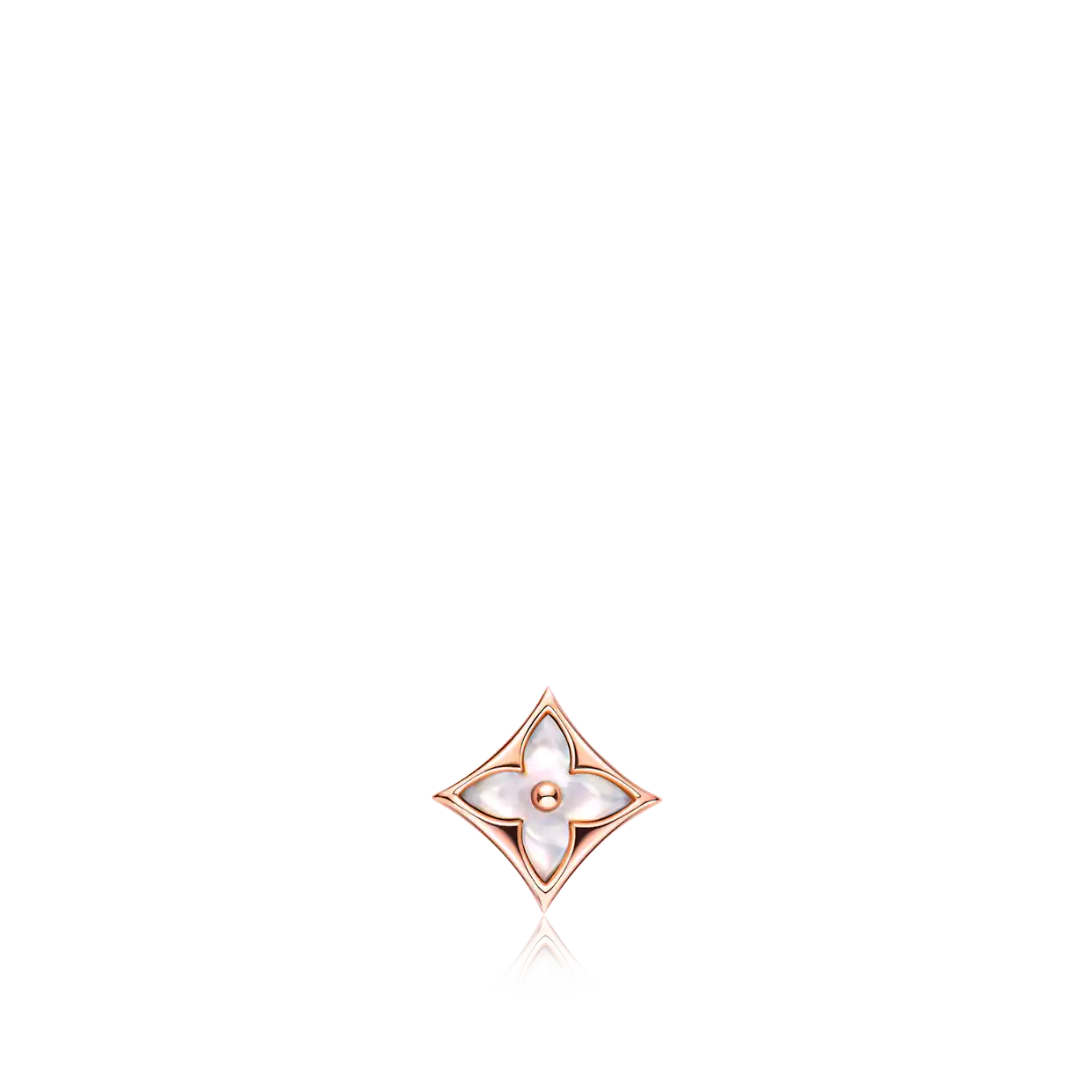 [Amore Jewelry]STAR MOP PINK GOLD EARRINGS
