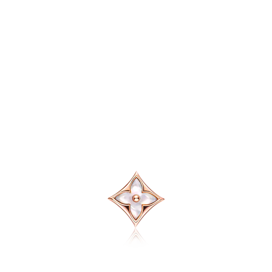 [Amore Jewelry]STAR MOP PINK GOLD EARRINGS