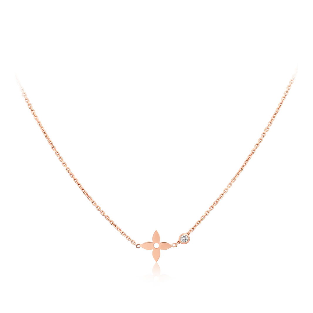 [Amore Jewelry]BLOSSOM PENDANT PINK GOLD AND DIAMOND