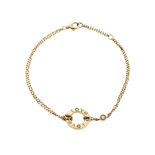 [Amore Jewelry]LOVE BRACELET 2 DIAMOND