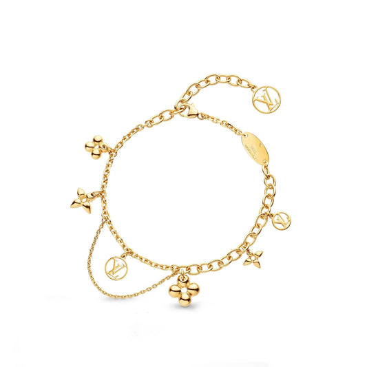 [Amore Jewelry]BLOOMING PINK GOLD MOP BRACELET