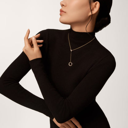 [Amore Jewelry]TRINITY DIAMONDS NECKLACE