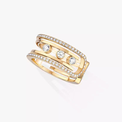 [Amore Jewelry]Move 10th Diamond Ring in Gold