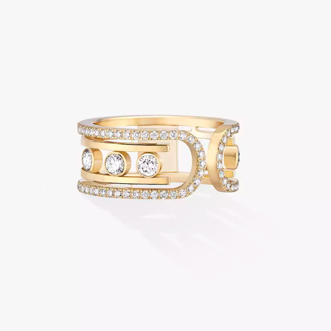 [Amore Jewelry]Move 10th Diamond Ring in Gold