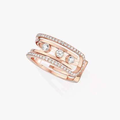 [Amore Jewelry]Move 10th Diamond Ring in Gold