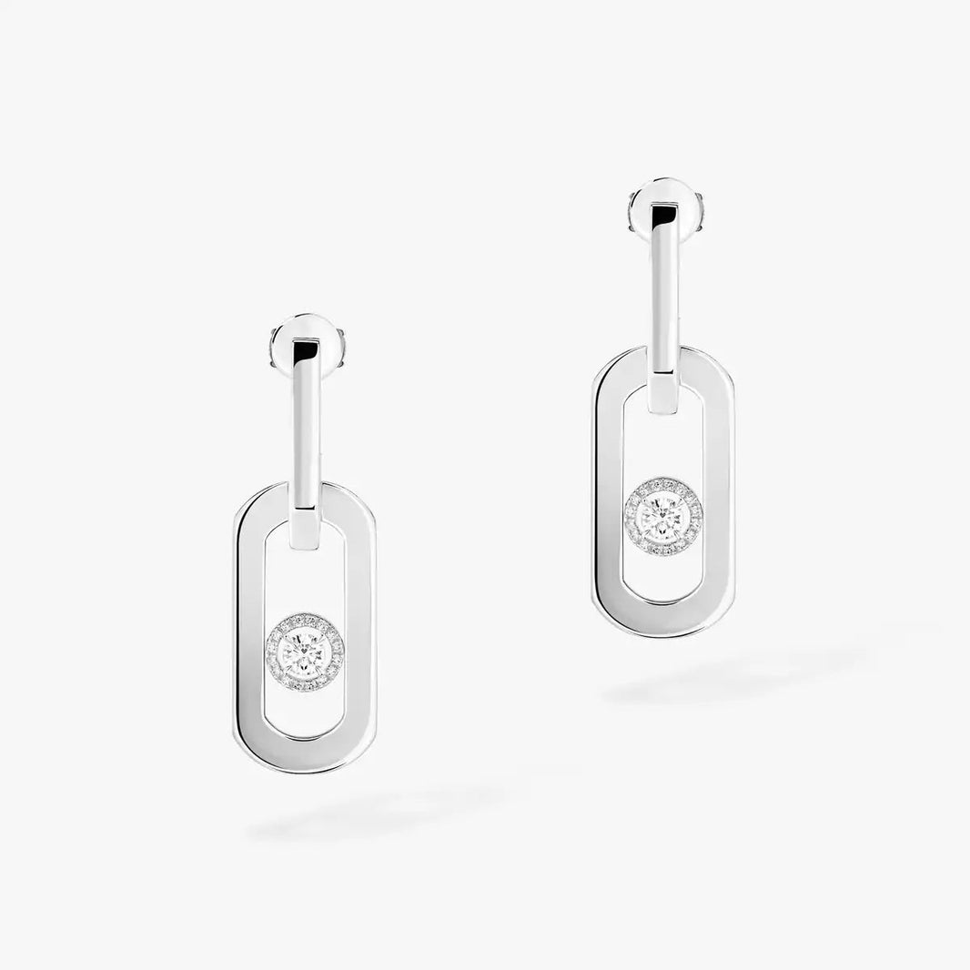 [Amore Jewelry] So Move XL Diamond Hoop Earring