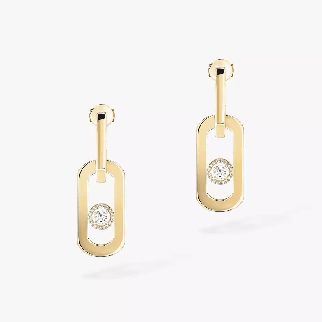[Amore Jewelry] So Move XL Diamond Hoop Earring