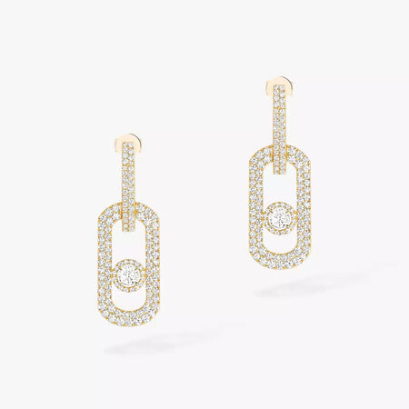 [Amore Jewelry]So Move XL Pave_-Set Diamond Pendant Earrings